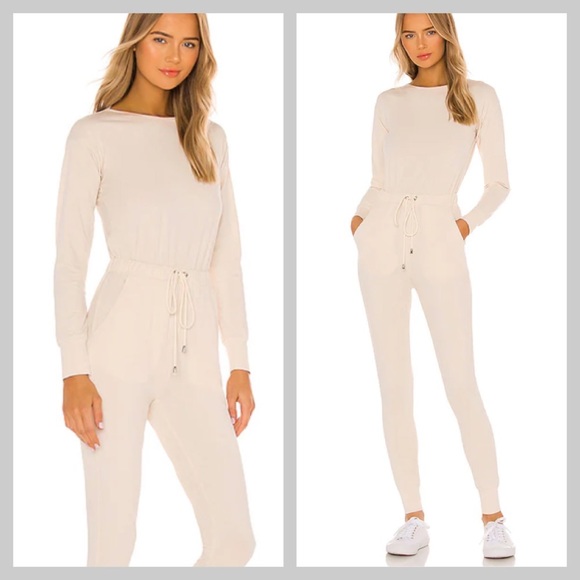 Lovers + Friends Pants - Lovers and friends Vela Lounge Jumpsuit in Nude